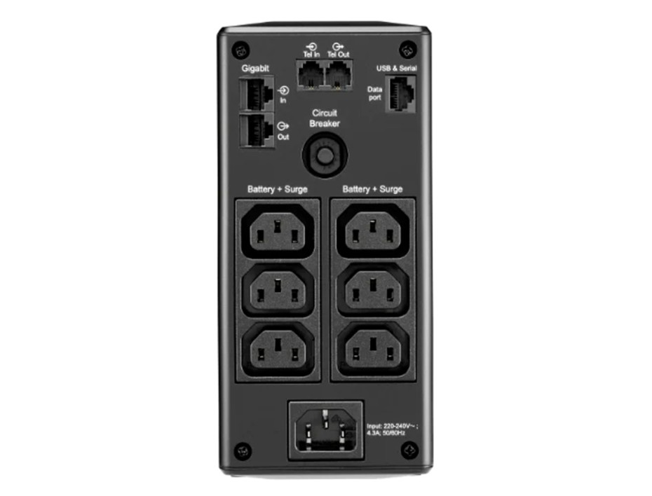 Ups Apc 650va/390w - De LÍnea Interactiva Apc By Schneider Electric Back-ups Pro (br650mi)
