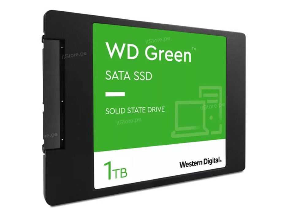 SSD SATA 2.5 SOLIDO WESTERN DIGITAL 1TB ( WDS100T3G0A ) VERDE