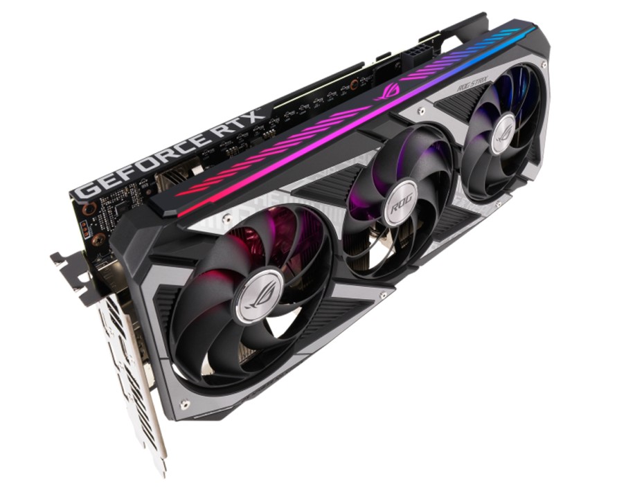 TARJ. VIDEO ASUS ROG RTX3050 SX OC 8GB GDDR6 NVIDIA (ROG-STRIX-RTX3050-O8G-G) STRIX RGB128 BIT