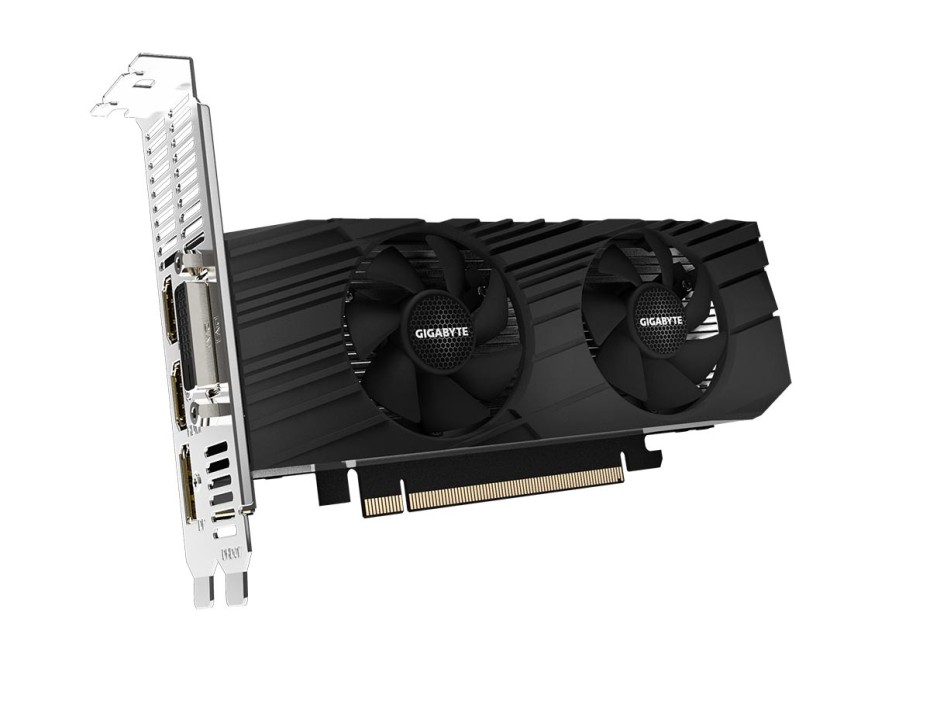 TARJ. VIDEO GIGABYTE GTX1650 4GB GDDR6 NVIDIA (GV-N1656OC-4GL) 128 BIT | LOW PROFILE
