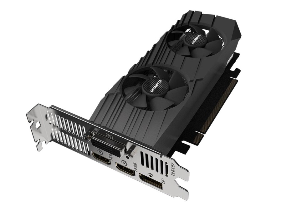 TARJ. VIDEO GIGABYTE GTX1650 4GB GDDR6 NVIDIA (GV-N1656OC-4GL) 128 BIT | LOW PROFILE