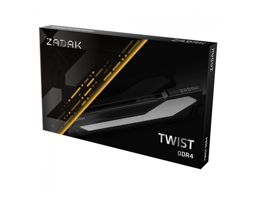 MEMORIA RAM ZADAK DDR4 16GB, FRECUENCIA 3200 MHZ, TWIST CAJA NEGRO, PARA PC DE ESCRITORIO (ZD4-TWS32C28-16GYB1)