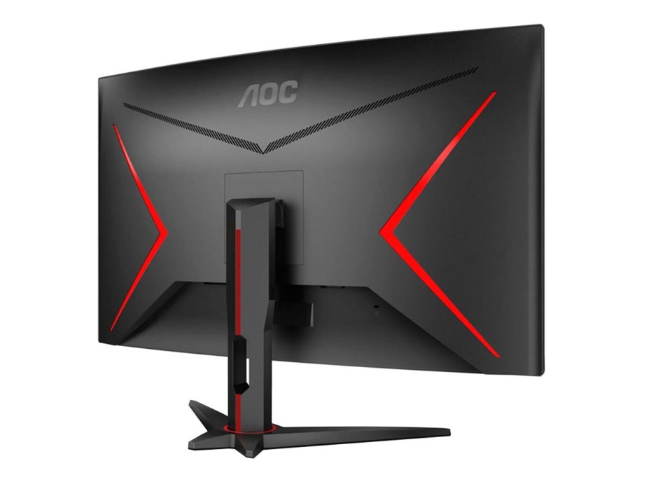 MONITOR AOC 31.5 PULGADAS, CURVO GAMING LED, PUERTO VGA HDMI DISPLAYPORT, 1MS, 165HZ (C32G2E)