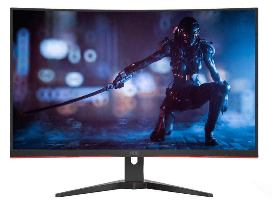 MONITOR AOC 31.5 PULGADAS, CURVO GAMING LED, PUERTO VGA HDMI DISPLAYPORT, 1MS, 165HZ (C32G2E)