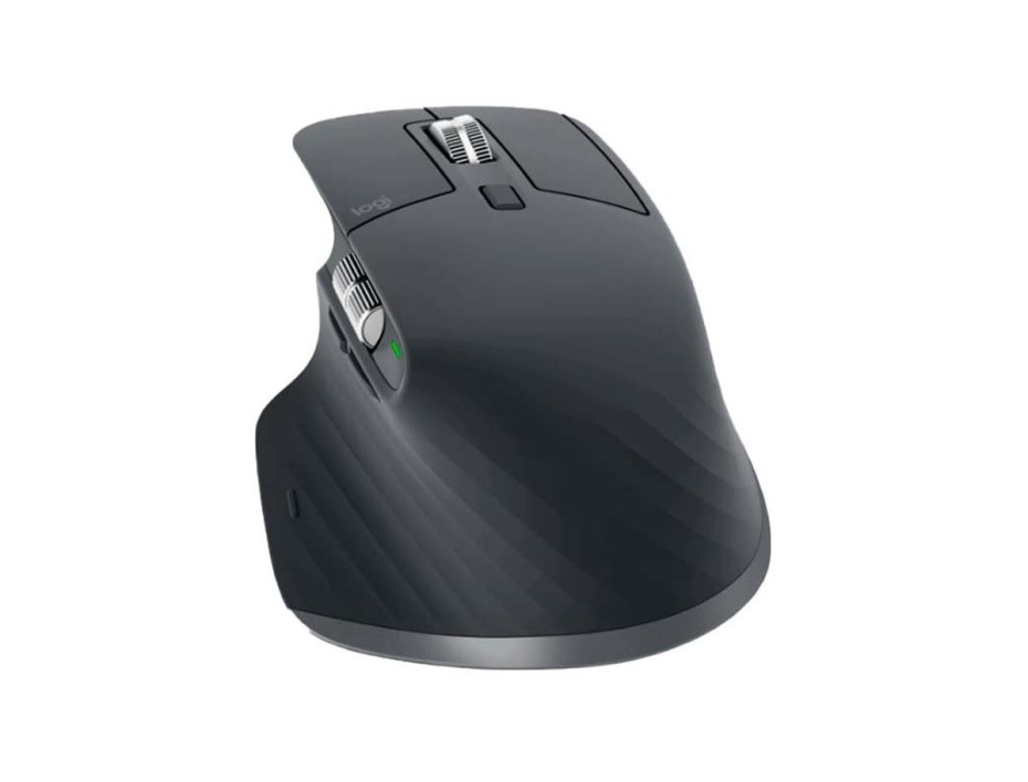 Mouse Logitech Inalambrico Mx Master 3s (910-006561) Hasta 8000 Dpi, Receptor Usb, Bluetooth, Usb C, Gprahite
