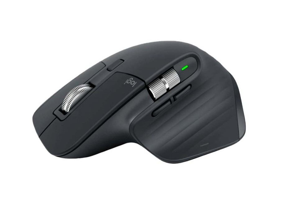 Mouse Logitech Inalambrico Mx Master 3s (910-006561) Hasta 8000 Dpi, Receptor Usb, Bluetooth, Usb C, Gprahite