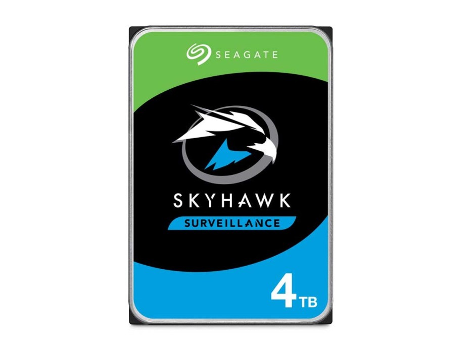 DISCO DURO SEAGATE 4TB SKYHAWK VIGILANCIA, CACHE 245MB, VELOCIDAD DE ROTACION 5400 RPM, FORMATO DE 3.5", SATA 6 (ST4000VX013)