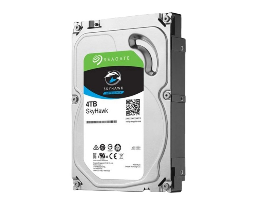 DISCO DURO SEAGATE 4TB SKYHAWK VIGILANCIA, CACHE 245MB, VELOCIDAD DE ROTACION 5400 RPM, FORMATO DE 3.5", SATA 6 (ST4000VX013)