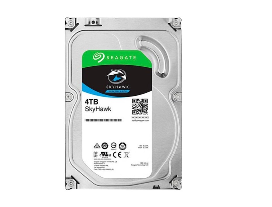 DISCO DURO SEAGATE 4TB SKYHAWK VIGILANCIA, CACHE 245MB, VELOCIDAD DE ROTACION 5400 RPM, FORMATO DE 3.5", SATA 6 (ST4000VX013)