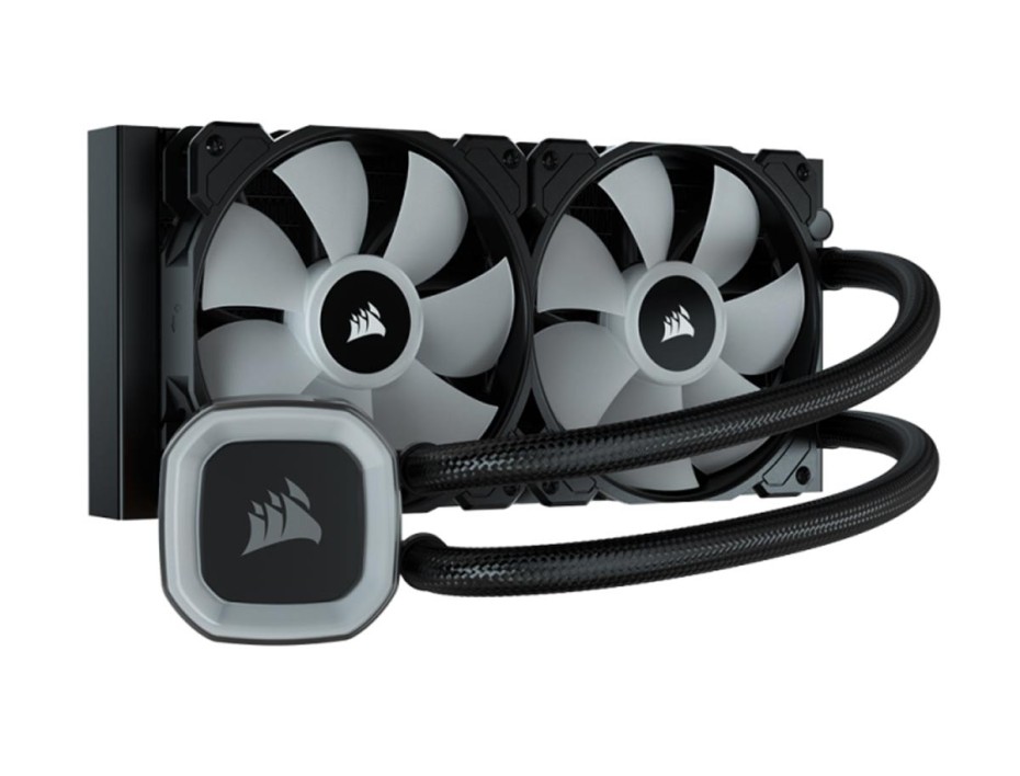 SISTEMA DE ENFRIAMIENTO LIQUIDO CORSAIR H100 240 ( CW-9060053-WW ) LED- RGB