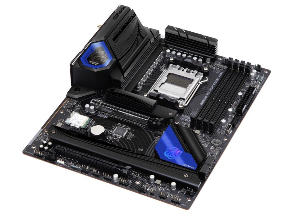 PLACA MADRE ASROCK B650E PG RIPTIDE WIFI, PARA PROCESADORES AMD RYZEN AM5, 4 RANURAS DE MEMORIA DDR5 HASTA 128GB BUSS 6600 (90-MXBL00-A0UAYZ)