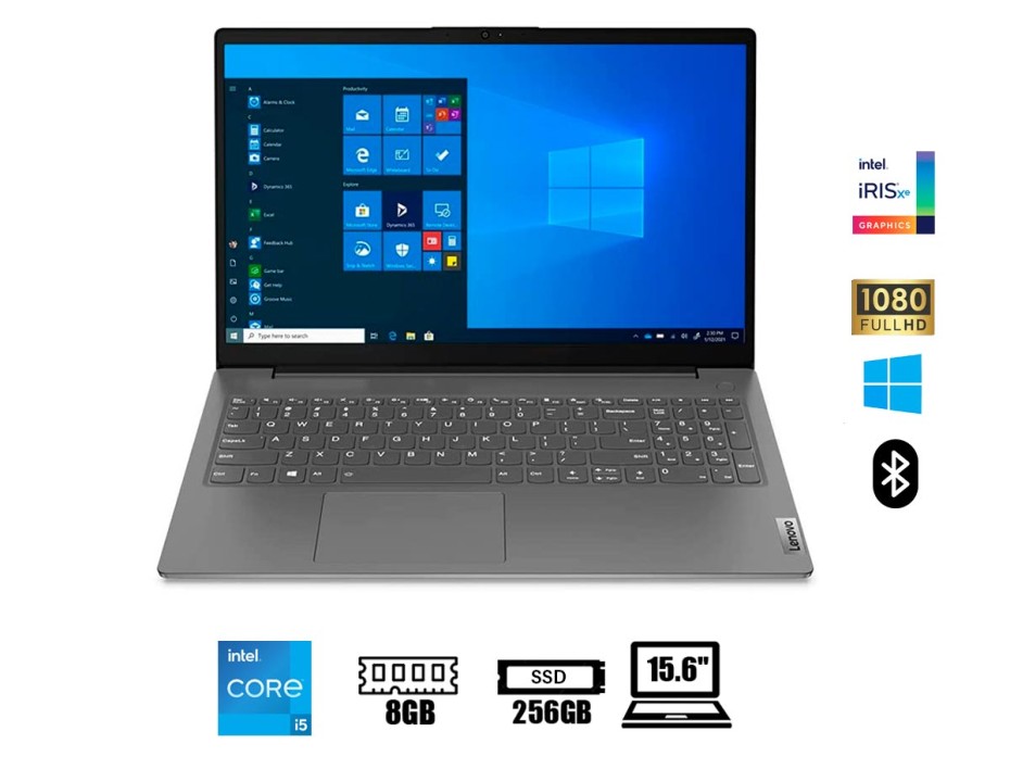 LAPTOP LENOVO CORE I5 1135G7 V15 G2, PANTALLA 15.6 PULGADAS FHD, RAM 8GB, DISCO SOLIDO SSD 256GB, WINDOWS FREE (82KB00G5LM)