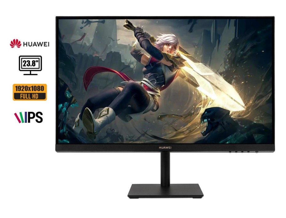 MONITOR HUAWEI 23.8 PULGADAS AD80HW, FHD, RESOLUCION 1920 X 1080, PUERTO 1 VGA 1 HDMI, FRECUENCIA 60HZ, 5MS (AD80HW)