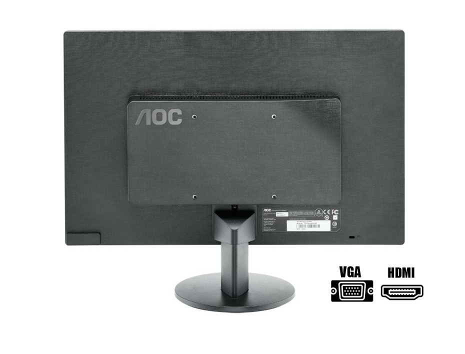 MONITOR AOC 21.5 PULGADAS E2270SWHN, LED PLANO HD, RESOLUCION 1920 X 1080, PUERTO 1 VGA 1 HDMI, FRECUENCIA 60HZ, 5MS (E2270SWHN)