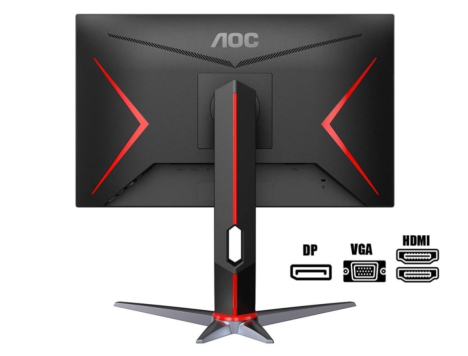 MONITOR AOC LED 24, CURVO GAMER C24G2, RECOMENDADO PARA VIDEO JUEGOS, PUERTO 1 VGA 2 HDMI 1 DISPLAYPORT, 1MS, FRECUENCIA 165HZ (C24G2)