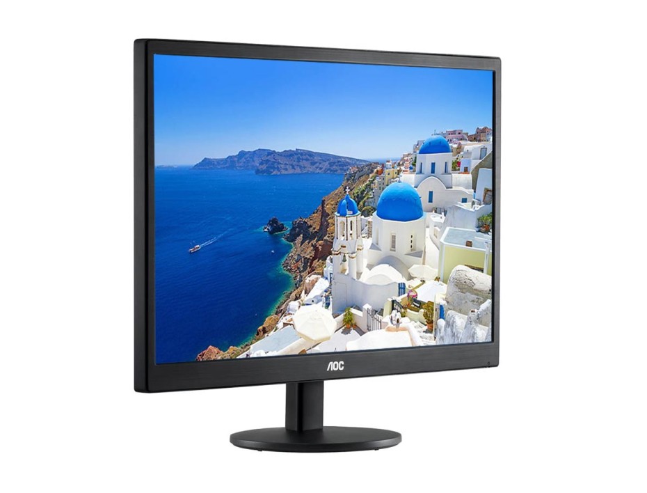 MONITOR AOC 20 PULGADAS, LED PLANO, PUERTO 1 VGA 1 HDMI, 5MS, 60HZ, RESOUCION 1600X900 16:9 (E2070SWHN)