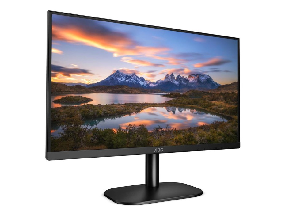 MONITOR AOC 23.8 PULGADAS 24B2XHM, LED HD, RESOLUCION 1920 × 1080 FULL HD, PUERTO 1 VGA 1 HDMI, FRECUENCIA 75HZ, 6MS (24B2XHM)