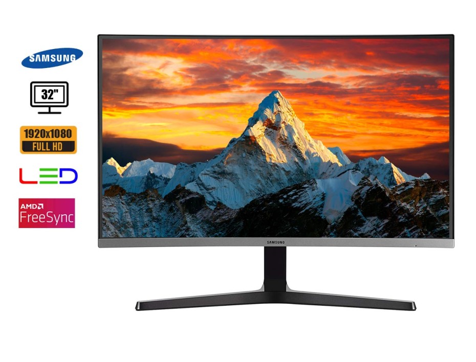 MONITOR SAMSUNG 32 PULGADAS LC32R500FHLXPE, CURVO LED FHD, RESOLUCION 1920 X 1080, PUERTO 1 VGA 1 HDMI, FRECUENCIA 75HZ, 4MS (LC32R500FHLXPE)