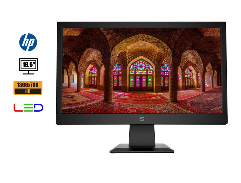 MONITOR HP 18.5 PULGADAS L96283-A01, LED TN PLANO, RESOLUCION 1366 X 768, PUERTO 1 VGA 1 HDMI, FRECUENCIA 60HZ, 5MS (9TY83AA#ABA)