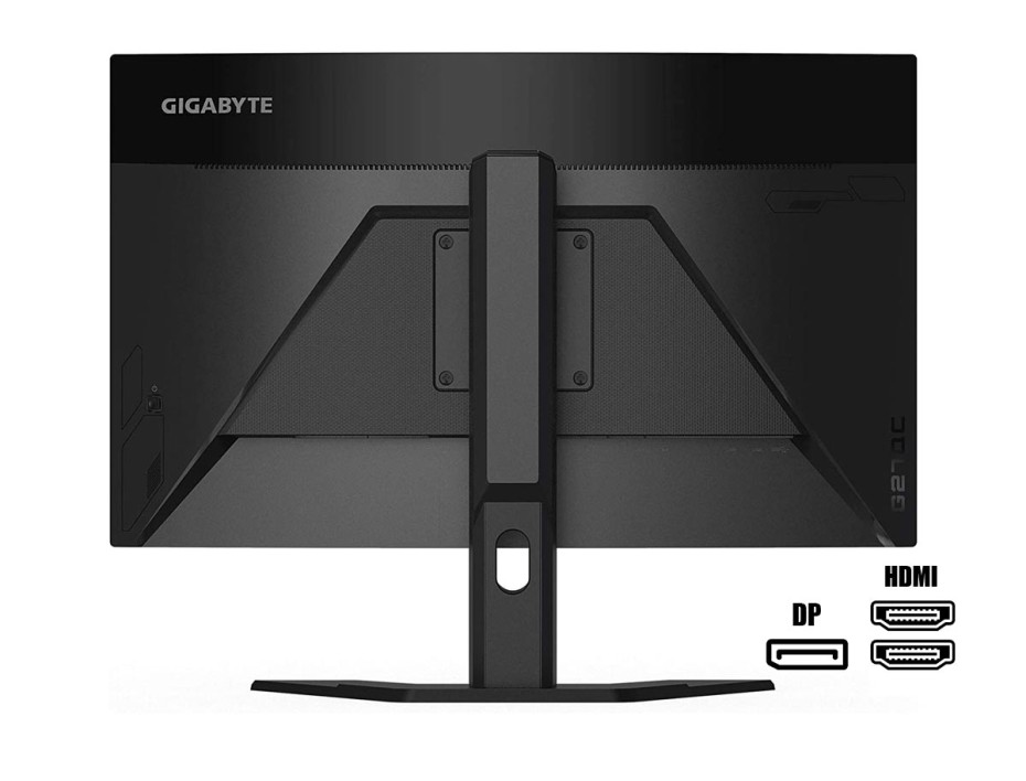 MONITOR GIGABYTE 27 PULGADAS, CURVO GAMER, PUERTO 2 HDMI DISPLAYPORT, QHD 2560 X 1440, 1MS, 165HZ  (G27QC-SA)