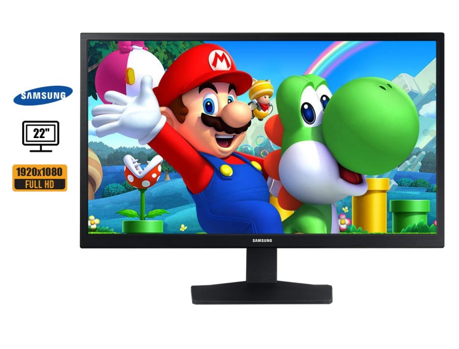 MONITOR SAMSUNG 22 PULGADAS LS22A33A, FHD, RESOLUCION 1920 X 1080, PUERTO 1 HDMI 1 VGA, FRECUENCIA 60HZ, 5MS (LS22A33ANHLXPE)