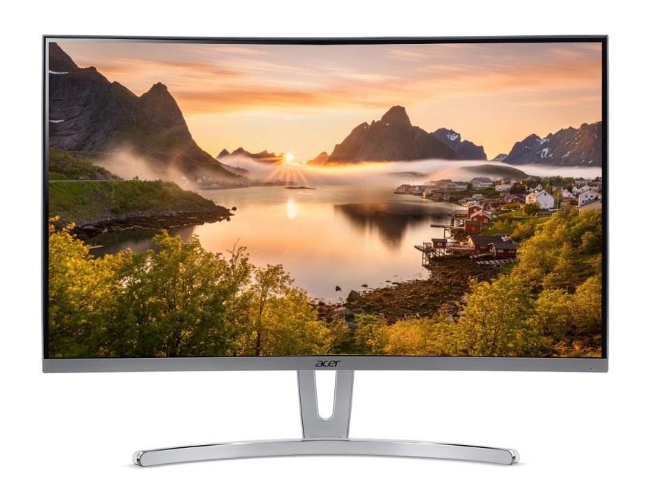 MONITOR ACER 27 PULGADAS ED273, CURVO LED HD, RESOLUCION 1920 X 1080, PUERTO 2 HDMI 1 DISPLAYPORT, FRECUENCIA 75HZ, 4MS (ED273 WMIDX)