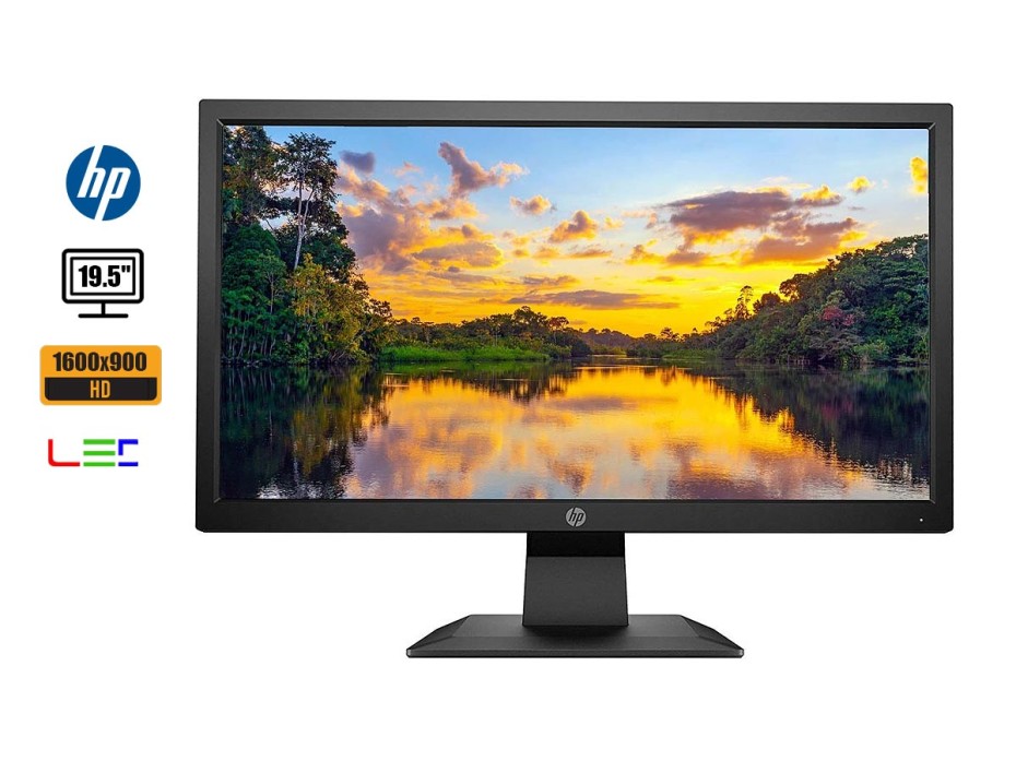 MONITOR HP 19.5 PULGADAS P204 V, LED TN PLANO, RESOLUCION 1600X900, PUERTO 1 VGA 1 HDMI, FRECUENCIA 60HZ, 5MS (5RD66AA#AB)