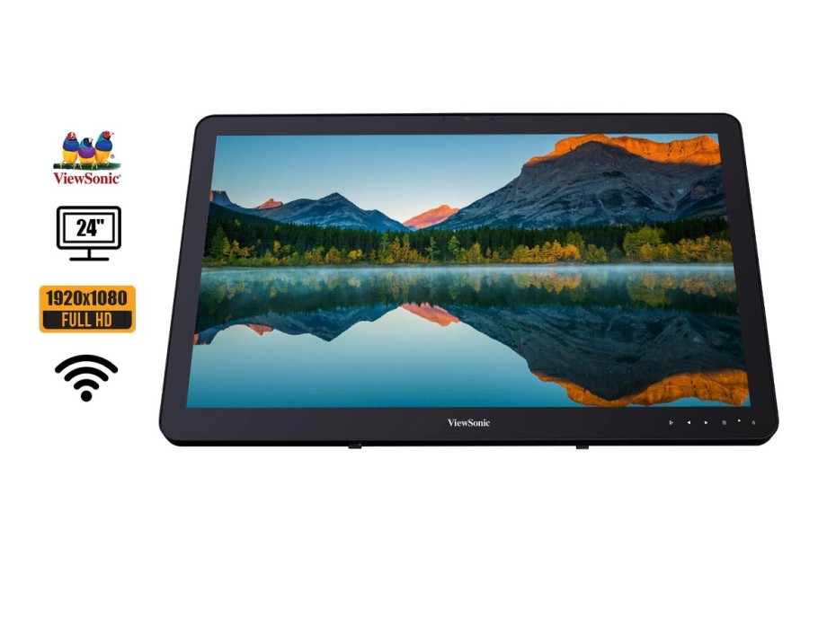MONITOR VIEWSONIC 24 PULGADAS IFP2410 PANTALLA INTELIGENTE TOUCH, FULL HD 1080P, PUERTO 1 HDMI, WIFI, ANDROID 8.0(VS16340)