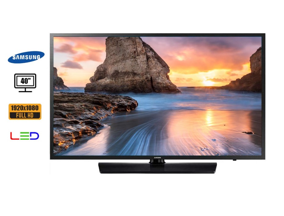 MONITOR TV SAMSUNG 40 PULGADAS, LED FHD, RESOLUCION 1920 X 1080, PUERTO 2 HDMI, FRECUENCIA 60HZ, CONTROL (HG40NJ470MFXZA)
