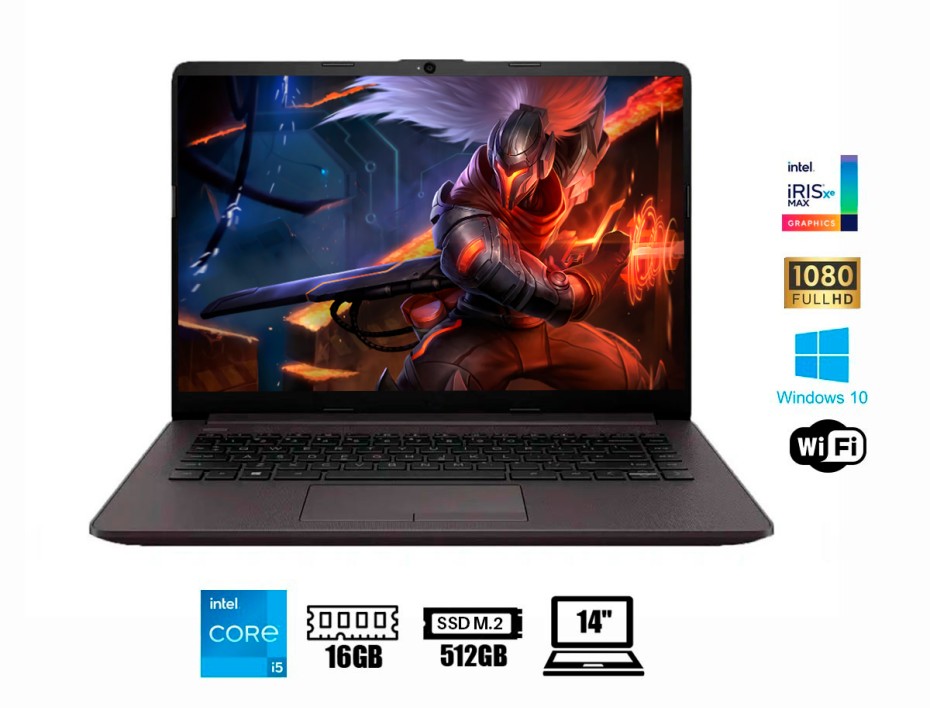 LAPTOP XPG CORE I5 1135G7 XENIA14I5G11, PANTALLA 14 PULGADAS FHD, RAM 16GB, DISCO SOLIDO M.2 512GB, WINDOWS 10 (GXELX-BKCMX)
