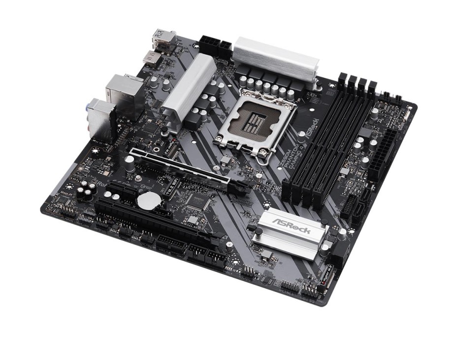 PLACA MADRE ASROCK Z690M PHANTOM GAMING 4, PARA PROCESADOR INTEL LGA 1700, 4 RANURAS DE MEMORIA DDR4 HASTA 128GB BUSS 3200 MHZ (90-MXBHJ0-A0UAYZ)