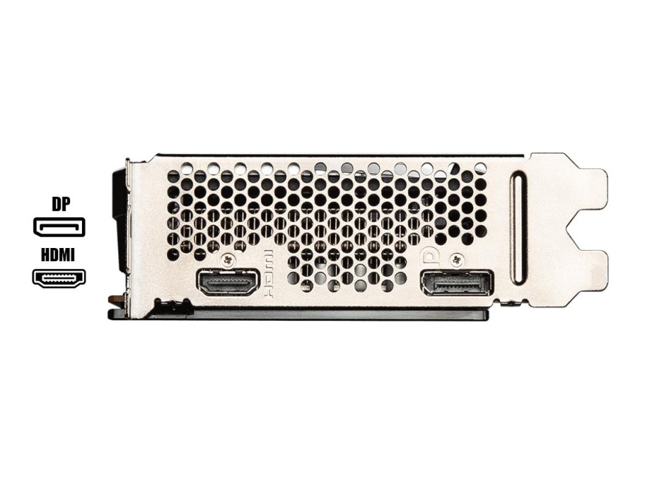 TARJETA DE VIDEO MSI RX 6500 XT MECH 2X OC 4GB GDDR6 (912-V508-003) RADEON 64 BITS | 2 VENTILADORES