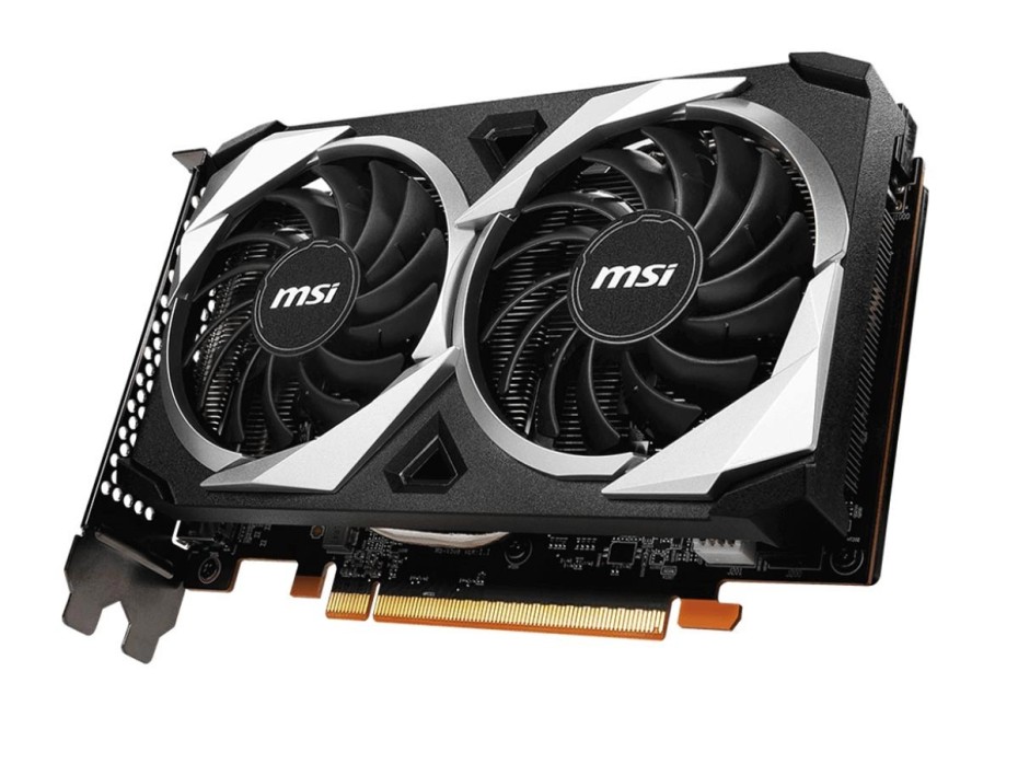 TARJETA DE VIDEO MSI RX 6500 XT MECH 2X OC 4GB GDDR6 (912-V508-003) RADEON 64 BITS | 2 VENTILADORES