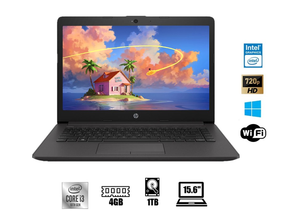 LAPTOP HP CORE I3 1005G1 250 G7, PANTALLA 15.6 PULGADAS HD, RAM 4GB, DISCO DURO 1TB WINDOWS FREE (153B7LT#ABM)