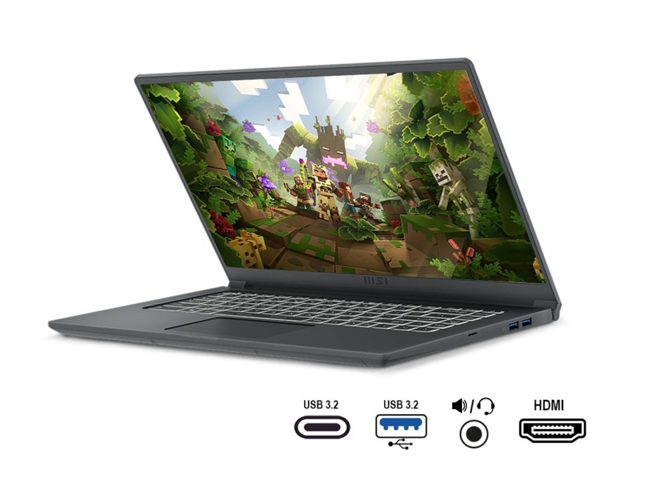 LAPTOP MSI RYZEN 5 MODERN 15 A5M 5500, PANTALLA 15.6 PULGADAS FHD IPS, RAM 8GB MAX 32GB, DISCO SSD 256GB, WINDOWS 10 ( 9S7-155L26-026)
