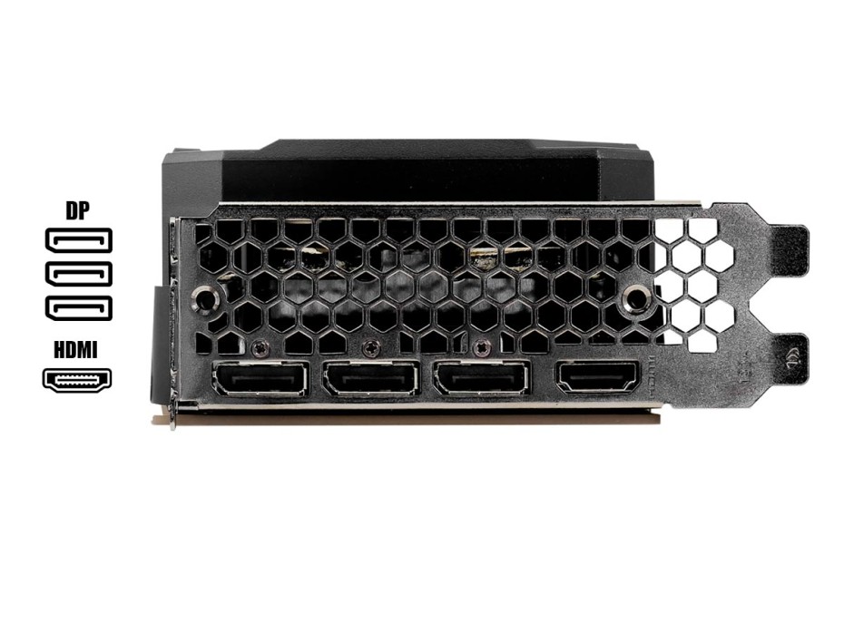 TARJETA DE VIDEO PALIT GAMER PRO RTX 3070 TI 8GB GDDR6X GEFORCE NVIDIA 256 BITS, GRAFICO PARA VIDEOJUEGOS, 3 VENTILADORES (NED307T019P2-1046A)