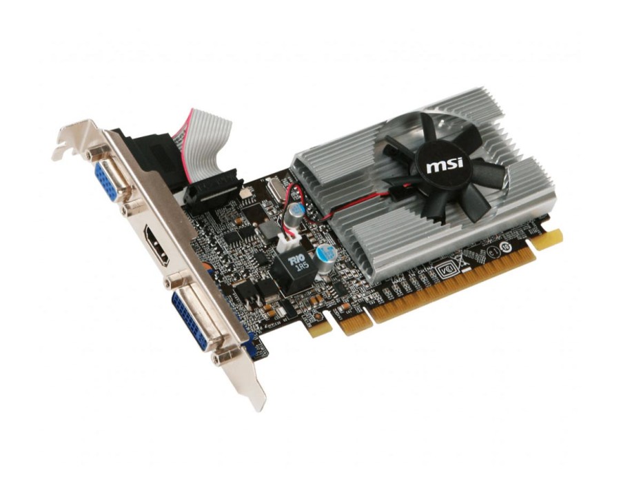 TARJETA DE VIDEO MSI GT 210 1GB DDR3 NVIDIA 64 BITS, 1 VENTILADOR (912-V809-3634)
