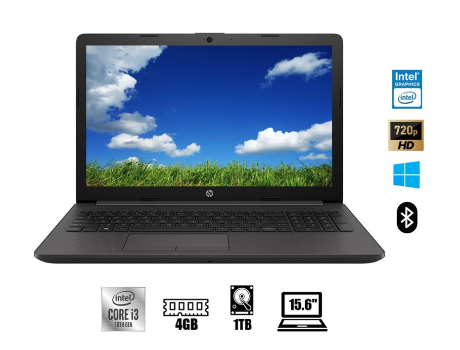 LAPTOP HP CORE I3 1005G1 250 G8, PANTALLA 15.6 PULGADAS HD, RAM 4GB, DISCO DURO 1TB, WINDOWS FREE (2P5L8LT#ABM)