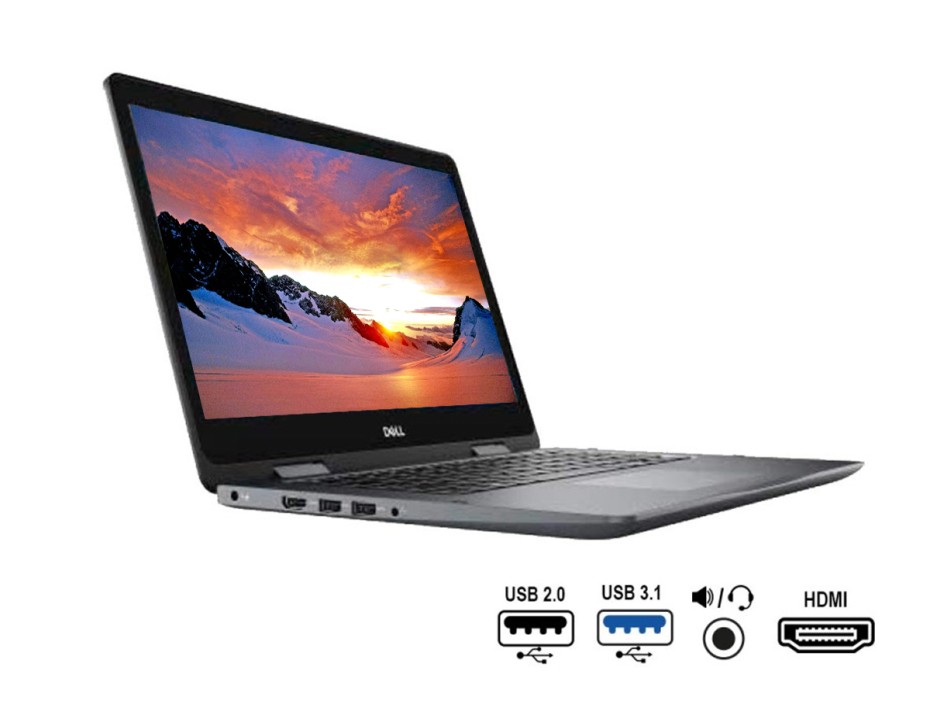LAPTOP DELL CORE I5 8265U 5481 5000, PANTALLA 14 PULGADAS HD, RAM 8GB, DISCO DURO 1TB, WINDOWS 10 (82K5K)