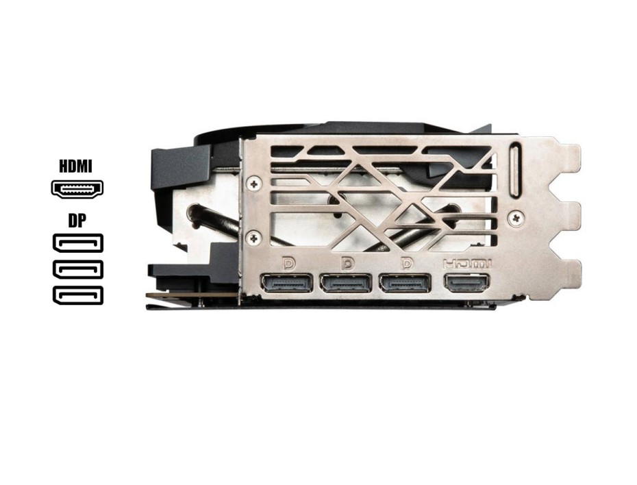 TARJETA DE VIDEO MSI GAMER X TRIO RTX 4080 16GB GDDR6X GEFORCE NVIDIA 256 BITS, GRAFICO PARA VIDEOJUEGOS, 3 VENTILADORES ( 912-V511-046 )