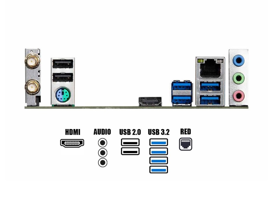 PLACA MADRE ASROCK A320M AC, CON WIFI, PARA AMD RYZEN AM4, 2 RANURAS DE MEMORIA DDR4 HASTA 32GB BUSS 3200 MHZ, APUS SOCKET AM4 (90-MXBCJ0-A0UAYZ)
