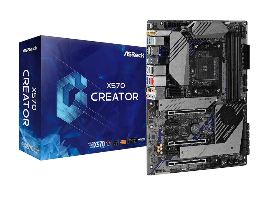 Placa Madre Asrock X570 Creator (90-mxbaw0-a0uayz) Socket Am4, Ram Ddr4 Buss 4666oc Mhz, Wifi 6