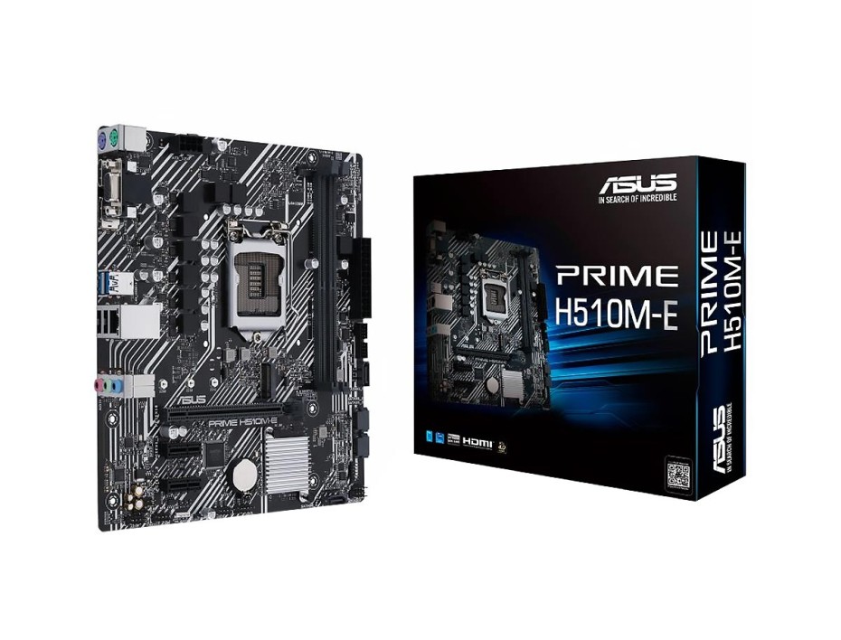 PLACA MADRE INTEL LGA 1200 ASUS PRIME H510M-E | DDR4 | BUSS 2933 MHZ | (90MB17E0-MVAAY0)