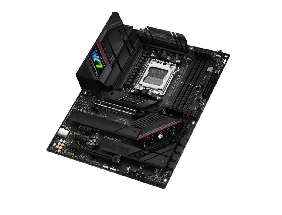 PLACA MADRE ASUS ROG STRIX B650E-F GAMING WIFI, PARA PROCESADORES AMD RYZEN AM5, 4 RANURAS DDR5 -128GB BUSS 4800 MHZ,SERIE 7000 (90M1BQ0-M0AAY0)