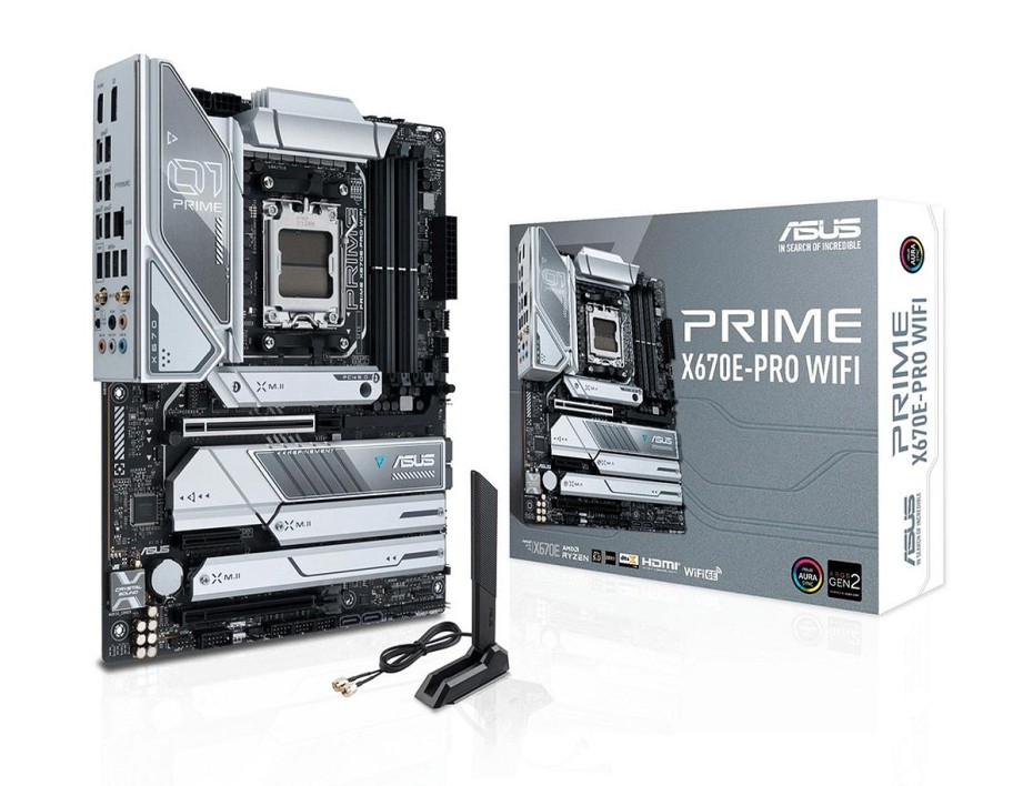 PLACA MADRE ASUS PRIME X670E-PRO WIFI AM5 | LED- RGB |  DDR5 ( 90MB1BL0-M0AAY0)