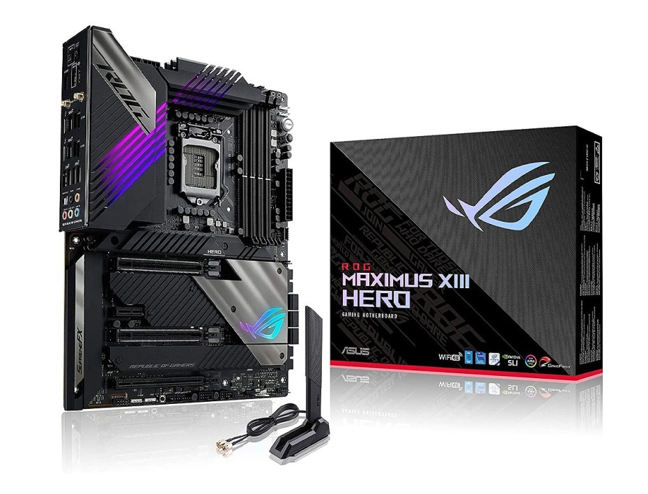 PLACA MADRE INTEL LGA 1200 ASUS ROG MAXIMUS XIII HERO Z590 | WIFI | DDR4 | BUSS 3200MHZ (ROG MAXIMUS