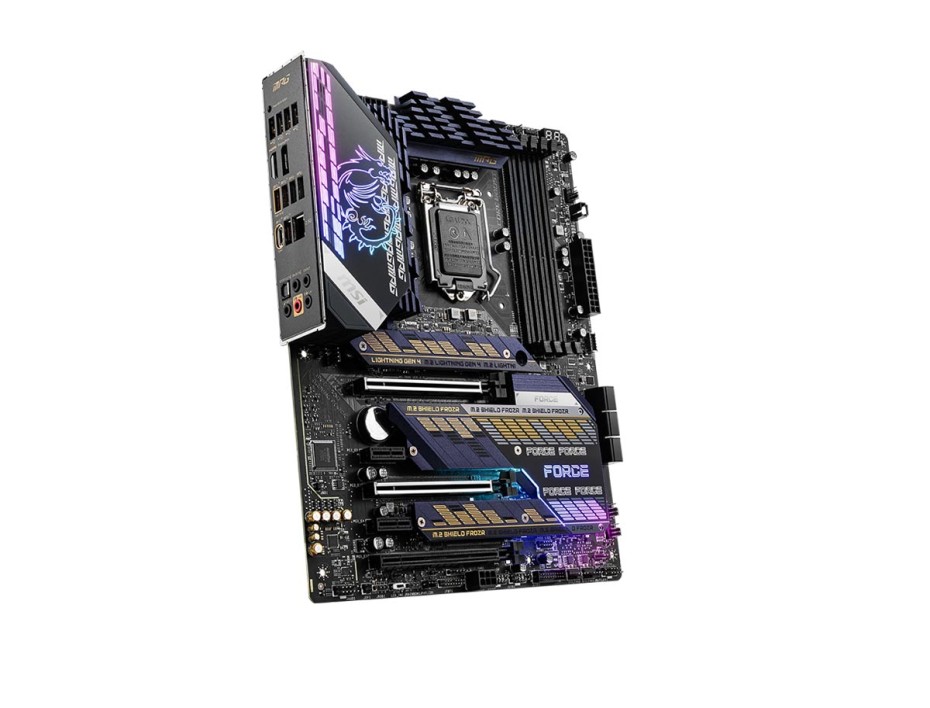 Placa Madre Msi Z590 Mpg Gaming Force (911-7d06-023) Socket Lga 1200, Ram Ddr4 Buss 5333oc Mhz, 11va, 10ma Gen, Rgb