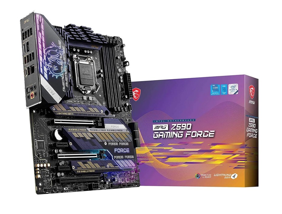 Placa Madre Msi Z590 Mpg Gaming Force (911-7d06-023) Socket Lga 1200, Ram Ddr4 Buss 5333oc Mhz, 11va, 10ma Gen, Rgb