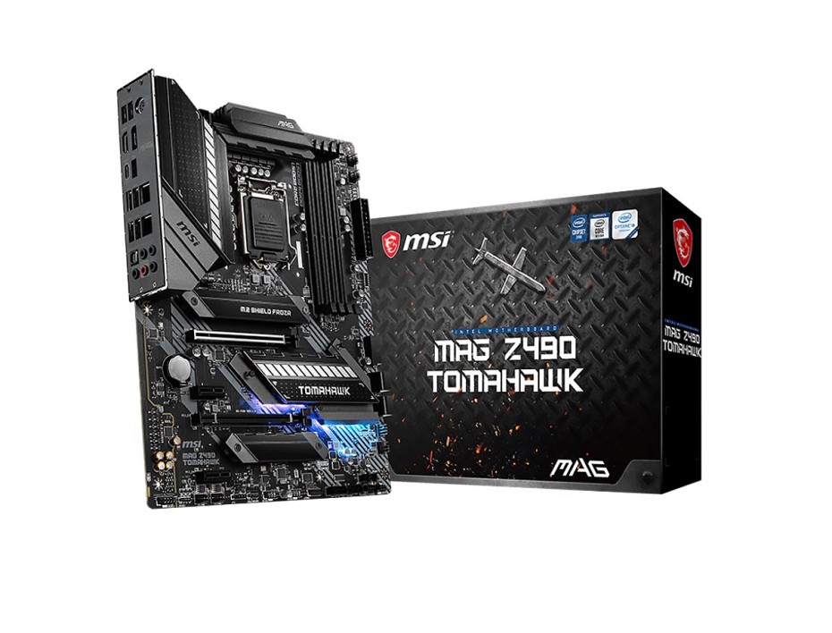 PLACA MADRE MSI MAG Z490 TOMAHAWK, PARA PROCESADORES INTEL LGA 1200, 4 RANURAS DE MEMORIA DDR4 128GB BUSS 2133 MHZ, 10MA GEN. (911-7C80-015)