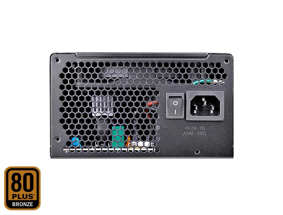FUENTE DE PODER EVGA 500W ATX, BRONZE 80 PLUS BR, NO MODULAR, COLOR NEGRO (100-BR-0500-K1)